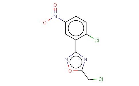 5-CHLOROMETHYL-3-(2-CHLORO-5-NITRO-PHENYL)-[1,2,4]OXADIAZOLE